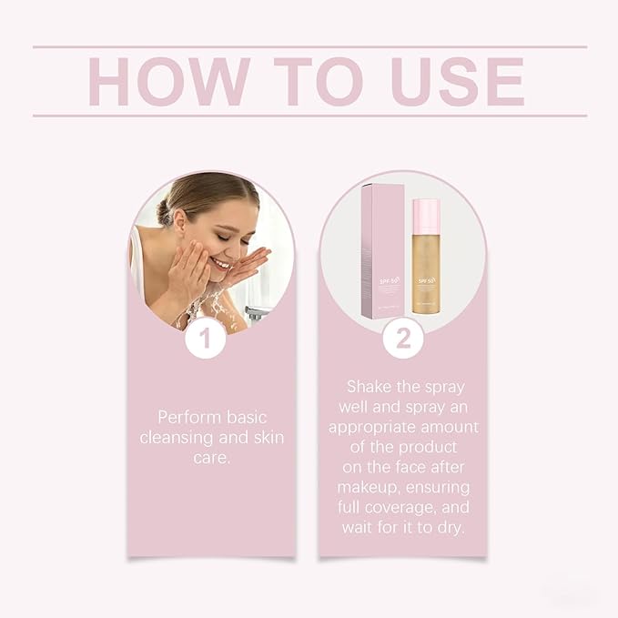 Earia Sheer Setting Mist Sunscreen SPF 50, Shimmer Body Oil Spray for Face & Body, Lightweight, Non-Greasy, Hydrating Makeup-Friendly Glow Spray