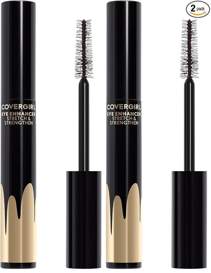 COVERGIRL Exhibitionist Stretch & Strengthen Mascara, Black Brown (Pack of 2)