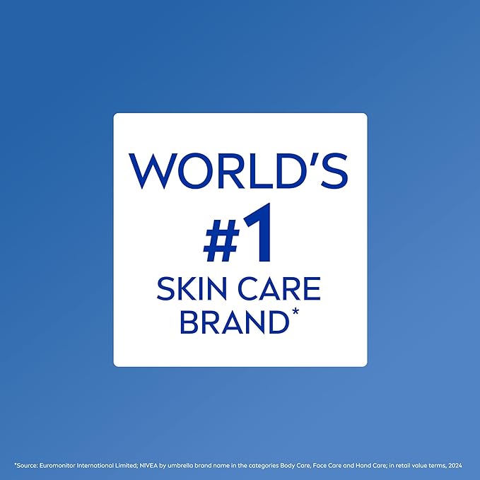 NIVEA Creme Face, Hand and Body Moisturizer Cream, Rich Body Cream for Dry Skin with Provitamin B5, Fast-Absorbing and Non-Comedogenic, For Daily Use on All Skin Types, 16 Oz Jar