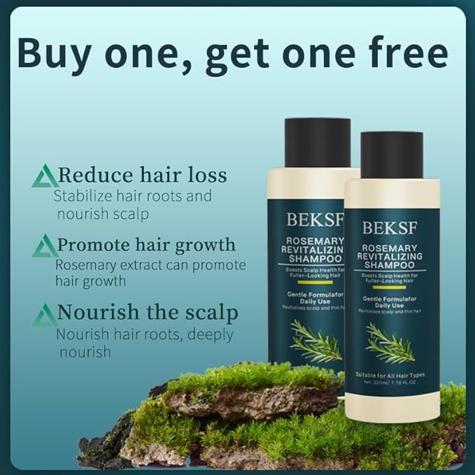 Rosemary Shampoo It Regulates Thebalance Of Scalp Oil Cares For Your Hair & Deeply Cleanses& Sulfate Paraben-Free for Oily Scalp & Sensitive Skin