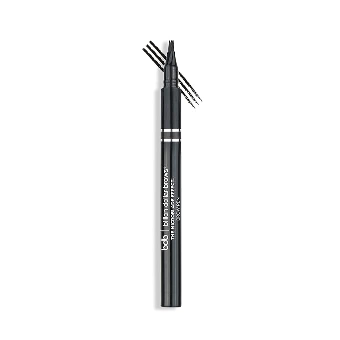 bdb Microblade Effect: Brow Pen - Waterproof, Smudge-Proof, Long Lasting, Raven Black