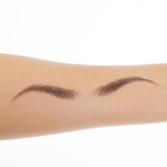 YUXIANLB 10 Sheets Waterproof Eyebrow Tattoo Fake Eyebrows Sticker 4D Hair-Like Eyebrow Tattoos Stickers Temporary Eyebrow Tattoo For Women Long-Lasting Eyebrow Christmas For Makeup Beginner(Black-10)