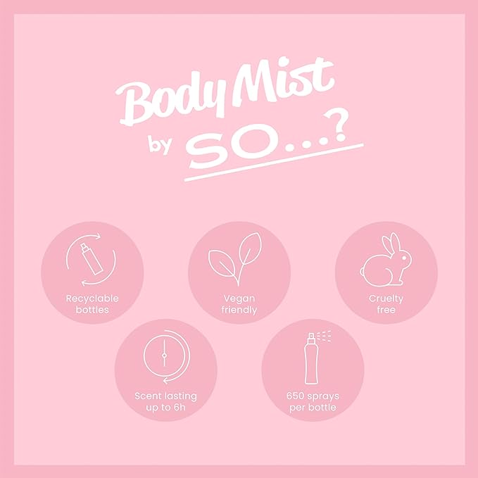 Pink Grapefruit Body Mist by So…? for Women - 3.5 oz Body Mist - Pack of 2