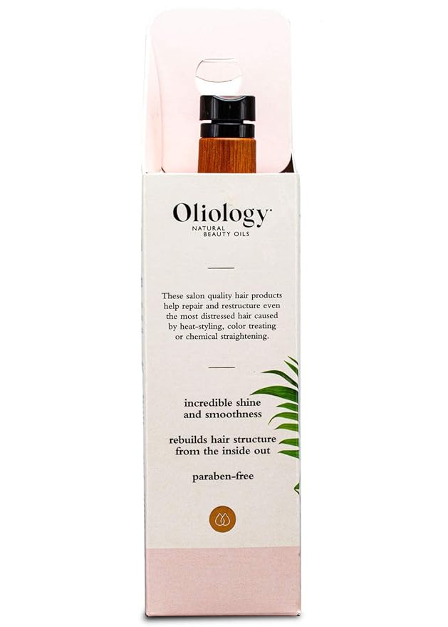 Oliology Nutrient Rich Coconut Oil Shampoo & Conditioner Combo Pack - Helps Restore Damaged Hair | Provides Intense Shine | Moisturizing | & Paraben Free (32oz)