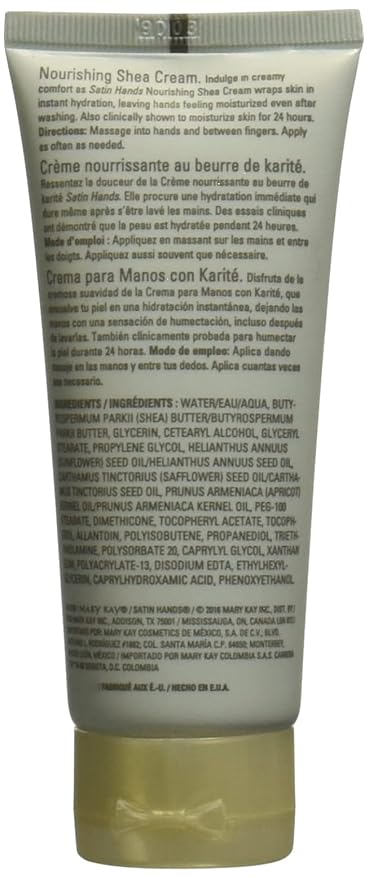 Mary Kay Satin Hands Nourishing Shea Cream Hand Cream Non Fragrance