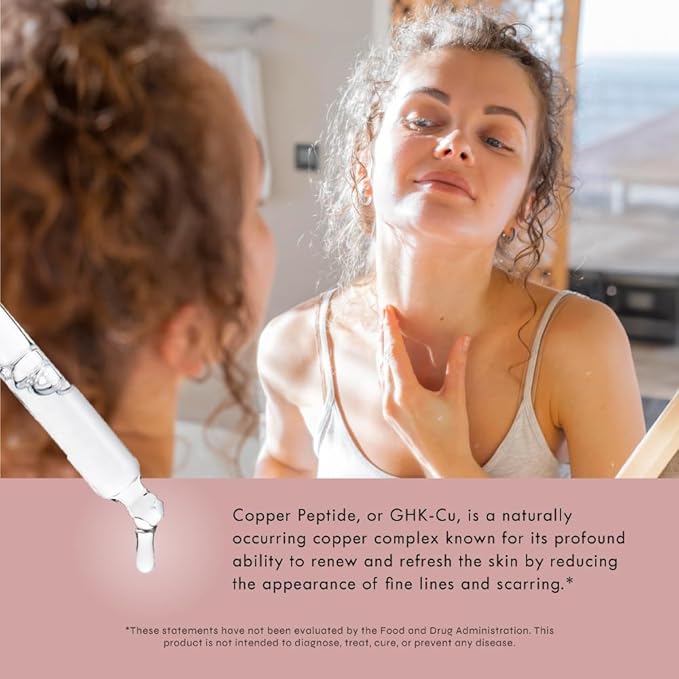 Neurogan - GHK-Cu (Copper Peptide) Neck & Face Serum 1,200mcg (1 oz bottle)
