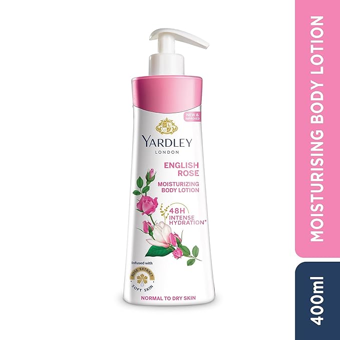 YARDLEY LONDON - English Rose Moisturizing Body Lotion 400 ml