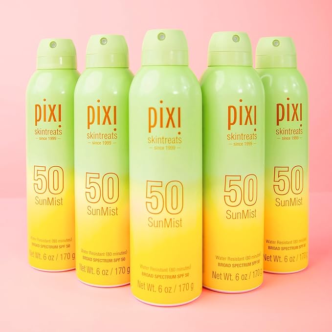 Pixi SkinTreats 50 SunMist Water Resistant SPF 50, 6 oz., Water Resistant