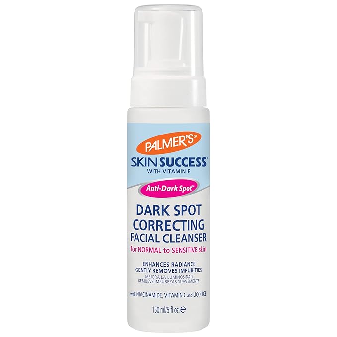 Palmer's Skin Success Eventone Foaming Facial Cleanser, Dark Spot Correcting Face Wash for Uneven Skintone and Acne Scars, 5 Oz