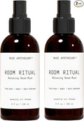 Muse Apothecary Room Ritual - Aromatic and Relaxing Room Mist, Infused with Natural Essential Oils - 8oz, Tonka Bean + Amber + Warm Cedarwood - 2 Pack