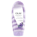 Olay Body Wash for Women, Moisture Ribbons Plus, Deep Conditioning & Moisturizing Formula, Long Lasting Smooth Soft Skin, For All Skin Types, Shea Butter & Lavender Oil Scent, 18 fl oz
