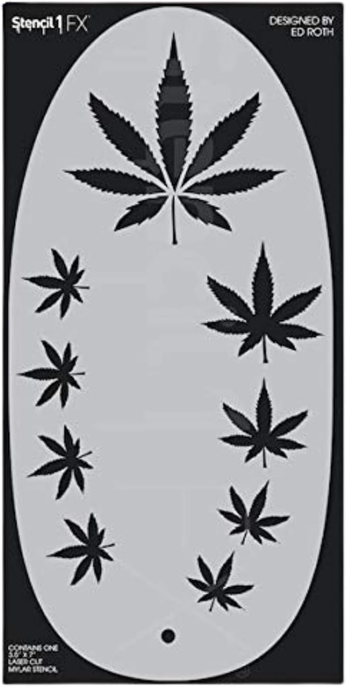 Stencil1FX Mary Jane Makeup Stencil Quality Reusable Stencils for Costumes, Dress Up, Halloween, Cosplay, Face Painting, Raves, Festivals, Parades, Parties, Parades, Parties