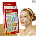 GONIM Korean Face Mask with Integrated Eye Patches with PDRN, Retinol & Caffeine, Collagen Face Mask, Hydrating Face Masks, Hyaluronic Acid Serum Sheet Mask Korean Skin Care Anti Aging 35ml/1.18oz x 8
