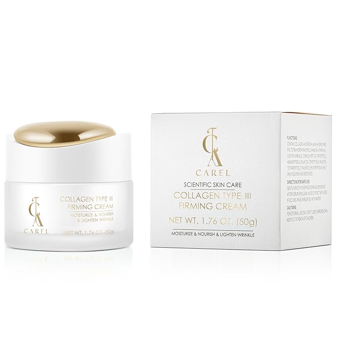 Peptides Collagen Firming Cream, Face Moisturizer with Advanced Peptide Complex and Ceramides for Skin Elasticity