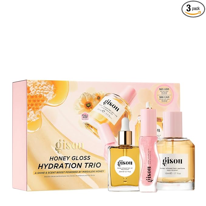 Gisou Honey Gloss Sets (Honey Gloss Hydration Trio)
