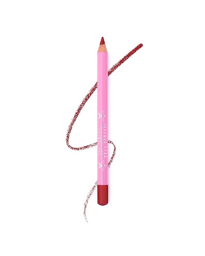Jeffree Star Cosmetics Velour Lip Liner, Creamy Formula, Satin Finish, Long-Lasting, Peptide Complex, Mineral Oil-Free, Vegan & Cruelty-Free (Hot Hot Sauce)