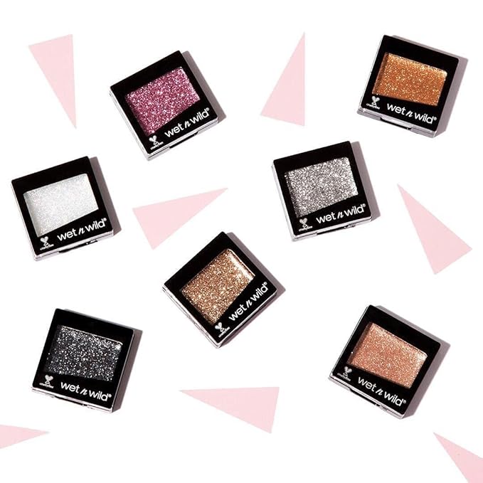 wet n wild Color Icon Glitter Eyeshadow Shimmer Brass (Pack of 2)