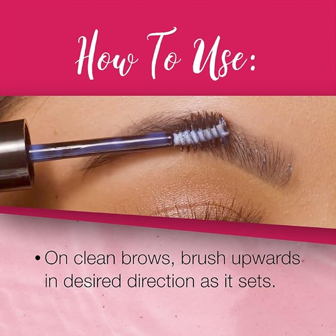 Ardell Brow Glue Clear – Strong Hold Eyebrow Gel for Lamination Lift, Long Lasting Brow Gel Styling Tool for Shaping & Setting Brows, Eye Makeup, 0.35 oz