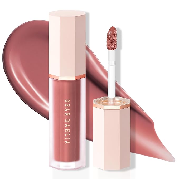 DEAR DAHLIA Petal Drop Liquid Blush (Sienna) - US Exclusive Color, Natural Dewy Glow Serum Blush, Buildable & Blendable, Sheer Watercolor Finish, Vegan Korean Makeup for Cheeks, 0.14 oz