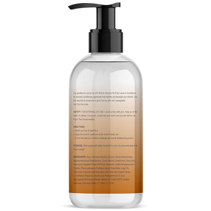 Botanic Hearth Acondicionador para Cabello Rizado, Encrespado, Seco y Dañado | Acondicionador Desenredante Con Manteca de Karité, Aceite de Argán y Alantoína | Suavizar Los Flyaways y Agregar Brillo |