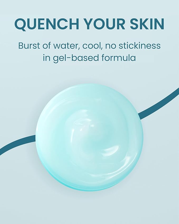 BEYOND Angel Aqua Moisture Cream (10.2 fl oz, Pack of 2) - Vegan Cooling Face Gel Moisturizer - Hydrating & Soothing Cica, Hyaluronic Acid, Panthenol - Korean Skin Care, Value Size Skincare Set