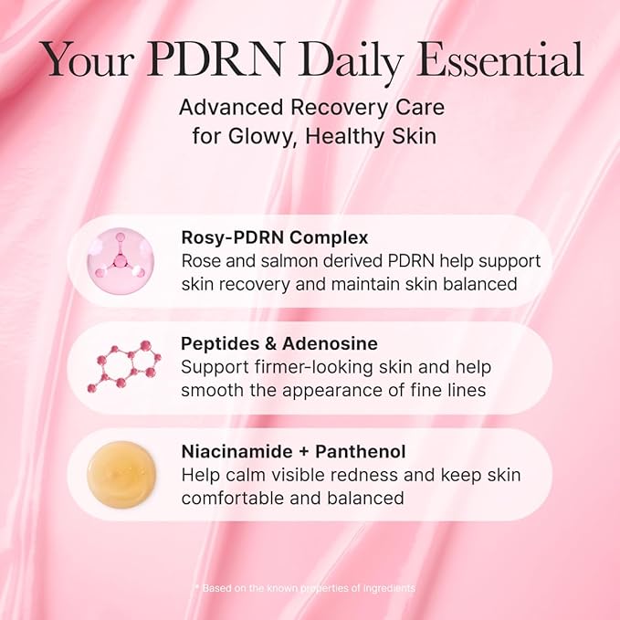 Arencia PDRN Booster Shot Serum, Rosy-PDRN & Peptides for Glowy, Healthy Skin, 30ml/1.01 fl oz