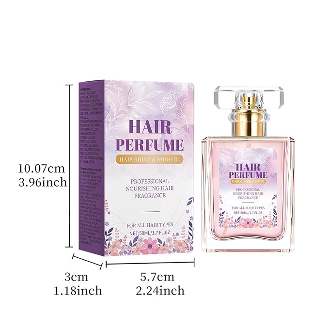 Chamomile Hair Perfume Mist Long Lasting Floral Scent for Nourished Shiny Hydrated Hair Lavender One Size