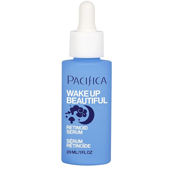 Pacifica Retinol Serum for Face - Wake Up Beautiful Retinoid Night Face Serum - Anti-Aging Skin Care & Skin Brightening - Retinol, Collagen & Antioxidants Vegan & Cruelty-Free Dermatologist Tested