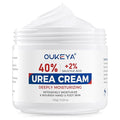 OUKEYA NEW FORMULA Urea Cream 40% Plus 2% Salicylic Acid for Feet Maximum Strength, Dry Cracked Hand Heel Moisturizing Repair Lotion for Knees, Elbows, Removes Corns, Dead Skin Cream, 5.29 oz