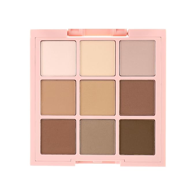 Kimchi Chic Beauty Better Than Nude Eyeshadow Palette; 9 Highly Pigmented Matte & Neutral Shades; Long-Lasting, Blendable Neutrals for Natural & Glam Eye Looks; Cruelty-Free, Vegan, 03-Birthday Suit