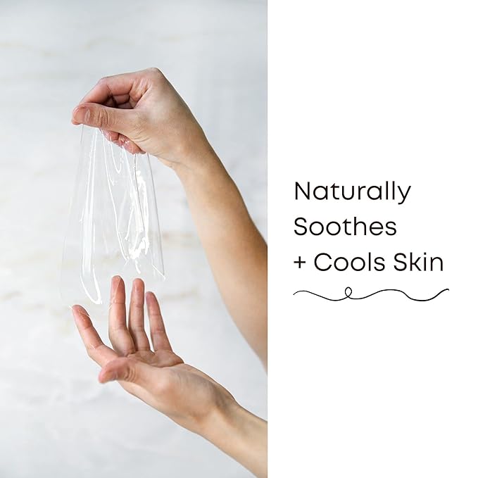 Bushbalm Hydrogel Vajacial Mask - Hydrating Mask with Hyaluronic Acid and Aloe Vera to Cool and Soothe Skin Post-Hair Removal, 3 Full Masks Set
