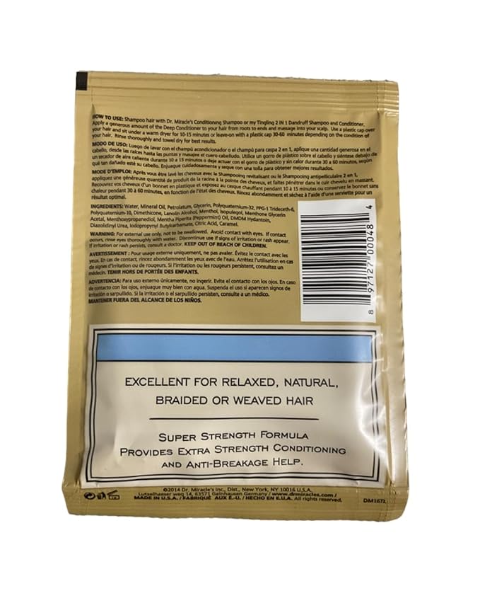 Dr. Miracle's Deep Conditioning Treatment, 1.75 Oz