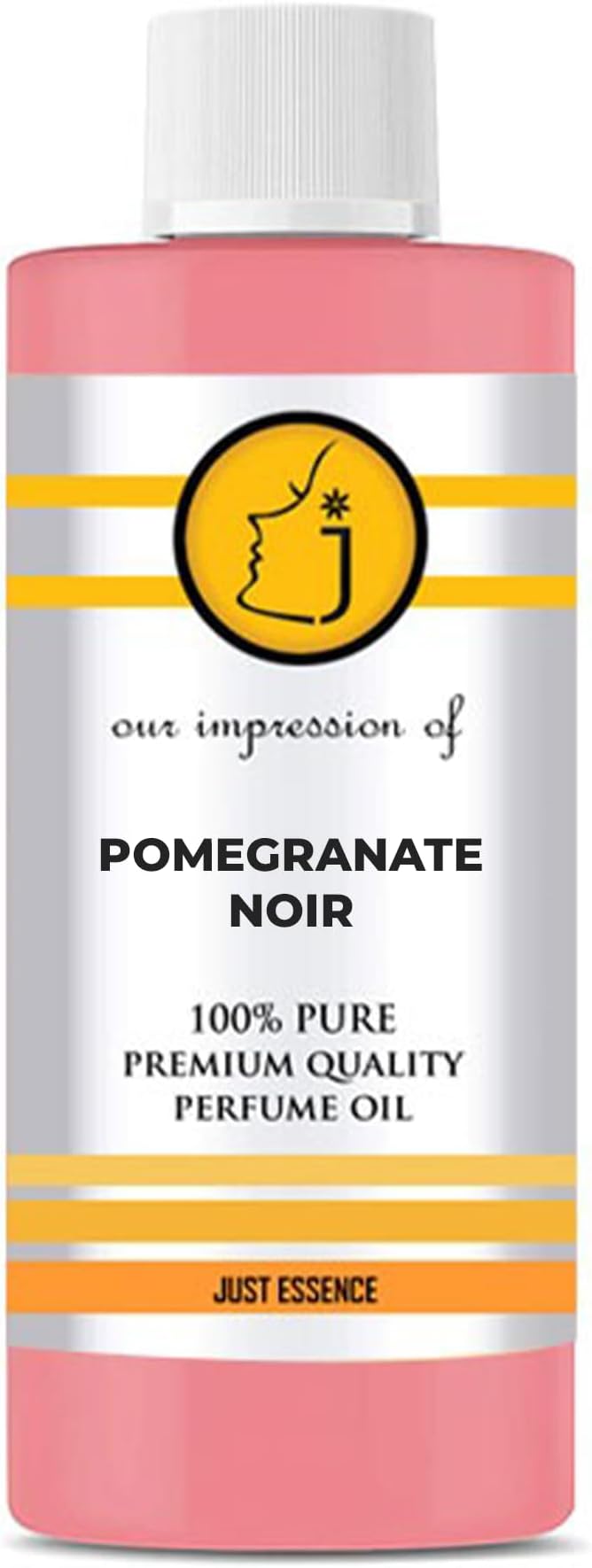 Just Essence Pomegranate Noir Fregrance Perfume Oil for Perfume Making, Personal Body Oil, Soap, Lotion, Candle Making & Incense | Premium Quality Undiluted & Alcohol Free | 16 Fl Oz