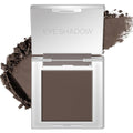 HOSAILY Dark Brown Single Matte Nude Eyeshadow, Velvet Neutral Eye Shadow for Older Women Pressed Powder Primer Base Makeup, High Pigmented LongLasting Eye Shadow Palette Makeup, sombras para ojos 04