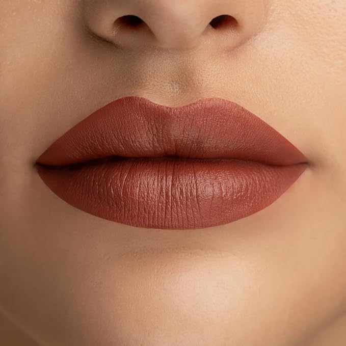 Radiant Professional Matte Lipstick for Women – Long Lasting Lipstick with Vitamin E, Hyaluronic Acid & UV Protection (UVA/UVB) – Advanced Care & Ultra Moisturizing Lip Stick – 202 Toffee
