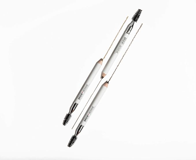 wet n wild Brow-Sessive Brow Pencil, Ultra-Precise Dual Ended Spoolie Brush for Perfect Buildable Blendable Shaping, Natural Lasting Shades for Every Brow, Cruelty-Free & Vegan - Dark Brown(Packaged)