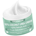 Urea Cream 50 Percent for Feet with Coconut 5.29 oz || Foot & Hand Cream Maximum Strength with 2% Salicylic Acid, Tea Tree and Aloe Vera for Deep Moisturizing and Callus Removing (Classic Formula)