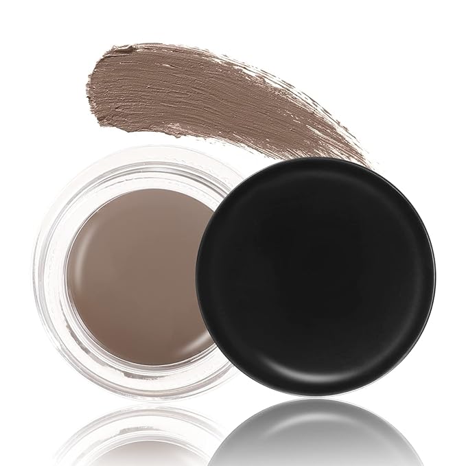 Boobeen Eyebrow Pomade Cream, Waterproof Brow Pomade Gel High Pigmented Long-lasting for Natural Eyebrow Makeup, Suitable for Everyone (Taupe)