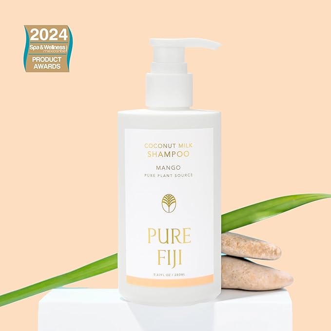 PURE FIJI Coconut Milk Shampoo, Mango (9.47 Fl. Oz /280ml)