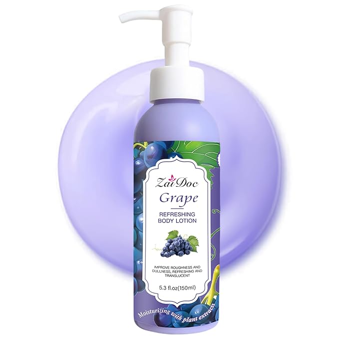 Body Lotion, 24hr Moisturizing & Deep Hydration, Absorbs Instantly Moisturizer for All Skin Types, 5.3 fl oz (1 Pack, Grapefruit)