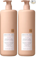Kristin Ess Hair The Signature Conditioner for Dry Damaged Hair - Moisturizes,Smooths,Detangles + Softens-Hair - Sulfate Free,Color + Keratin Safe,33.8 fl. oz.,(Pack of 2)