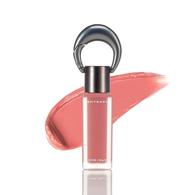 ENTROPY Makeup Matte Lip Tint – Soft Blur Line/Lightweight Velvet Matte Lip Tint, Soft Focus Finish, Natural MLBB Color, Long Lasting Lip Color - Quartz Gem (Soft Milky Pink)