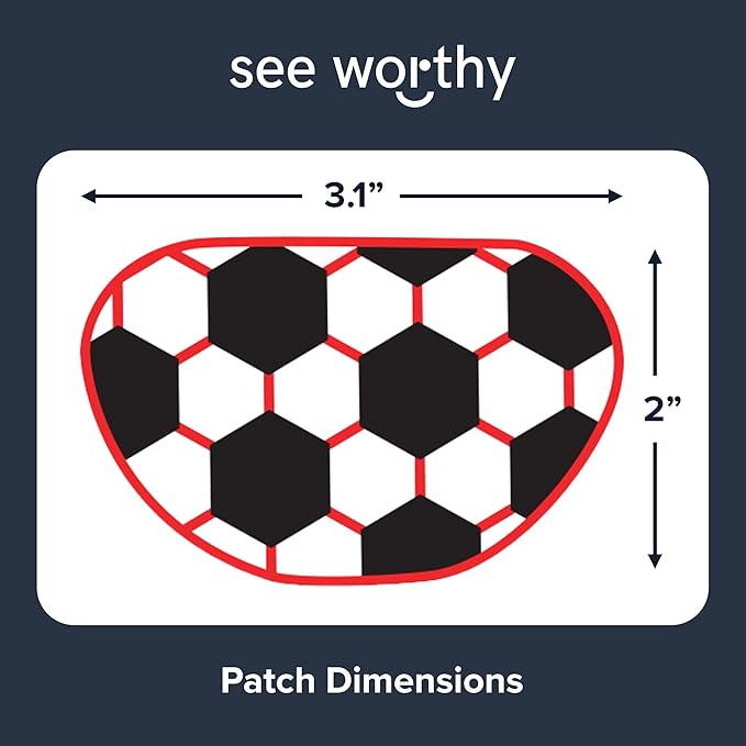 Adhesive Eyepatch for Kids & Adults - As Seen on Shark Tank - Kids Breathable, Comfortable Sport Eyepatch for Lazy Eye - Amblyopia & Sensitive Skin Medical Eye Patches - 48 Patches by See Worthy