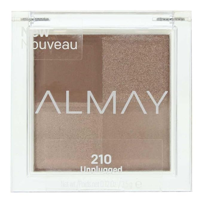 Almay Shadow Squad, 210 Unplugged, 1 count, eyeshadow palette, Gel,Powder