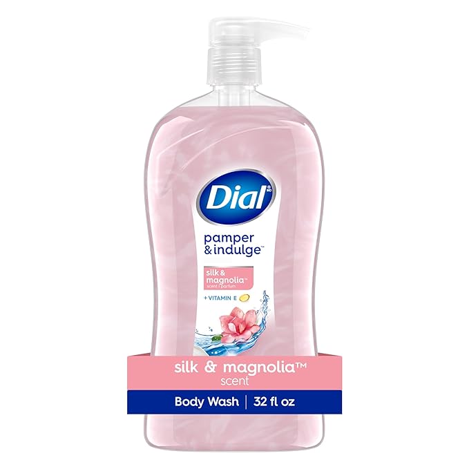 Dial Body Wash, Pamper & Indulge, Silk & Magnolia, 32 fl oz