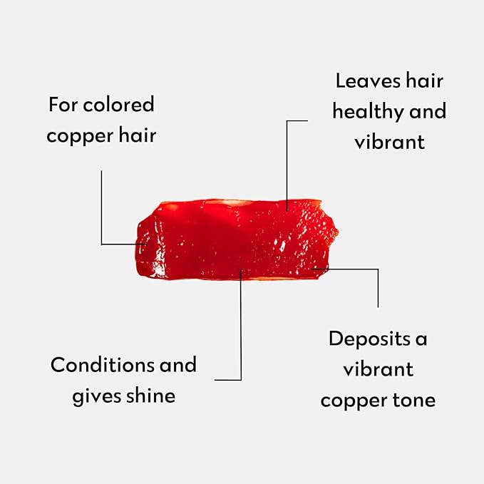 FOUR REASONS Color Mask, Copper (27 Colors) – Hair Gloss & Color Depositing Conditioner – Semi Permanent Hair Toner for Color-Treated Hair Color For Women – Vegan & Cruelty-Free – 6.76 fl oz