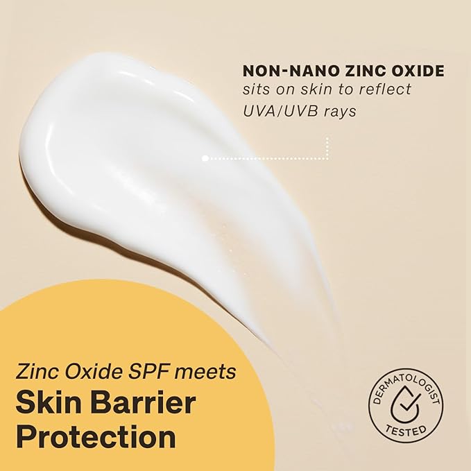 Mineral Sunscreen for Face SPF 50 – Broad Spectrum Zinc Oxide, Made in USA with Natural & Organic Ingredients, Non-Greasy Daily Moisturizer for Sensitive Skin, No White Cast & No Chemicals