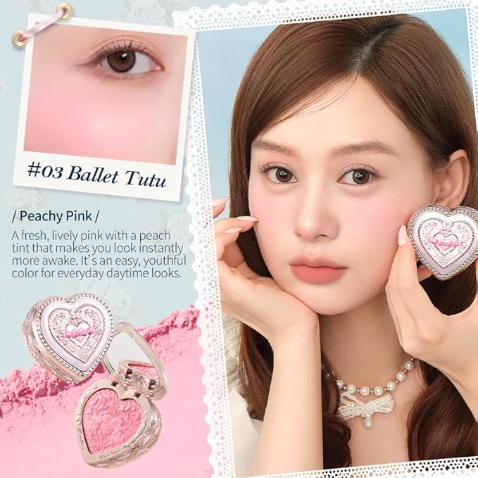 Flower Knows Lunar Haze 12-Piece Makeup Gift Box Set,Includes Makeup Palette,Blush,Lip Cream,Hand Mirror,Bag Charm,Hair Clip,Hand Cream,Brush*3,Gift Box,Perfect Anniversary Valentine,Make Up Gift