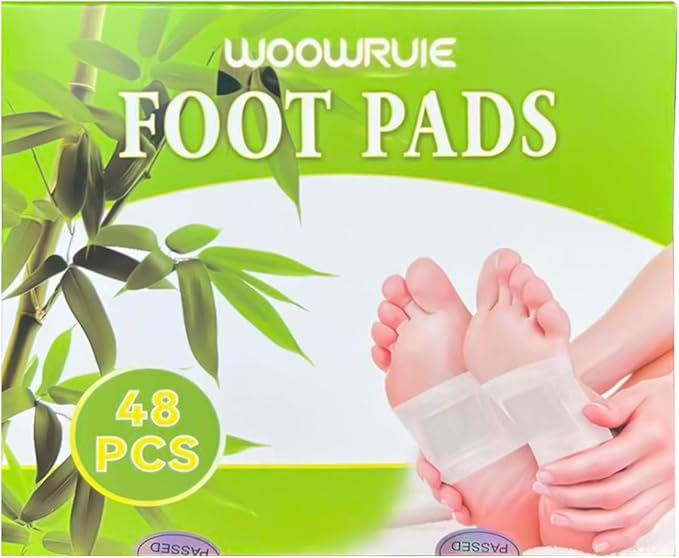48 Packs Ginger Foot Pads, Suitable for Home or Travel Use