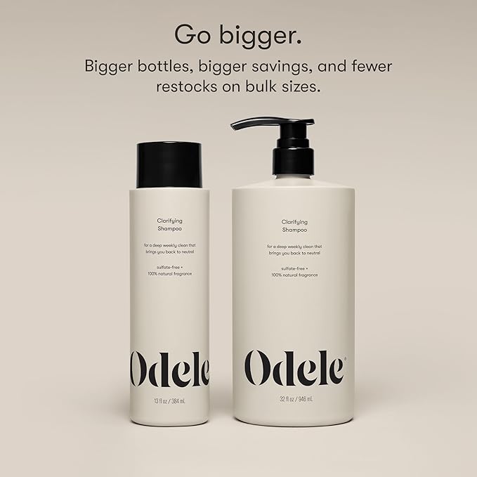 Odele Clarifying Sulfate-Free Shampoo, a Deep Weekly Clean that Removes Buildup for All Hair Types & Textures, 32 Fl Oz